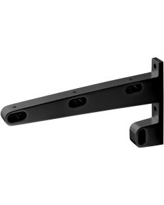 Hermeta STEUN LINKS GARDELUX-1 MAT ZWART (1140-18E)