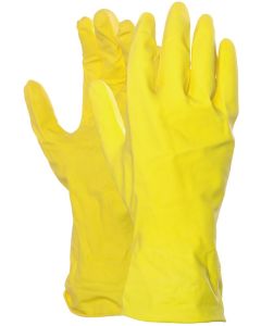 Majestic Huishoudhandschoen latex geel, mt xl