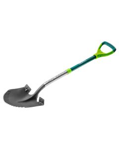 Steekschep - Spade VERTO T-REX verharde kartel. Metalen / glasvezel steel. Rond blad