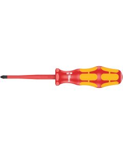 Wera 162 IS PH VDE GEÏSOLEERDE PHILLIPS SCHROEVENDRAAIER, KLING MET GEREDUCEERDE DIAMETER, PH 1 X 80 MM