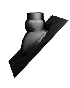 Ubbink Universele Ubiflex Dakdoorvoerpan 15-55° 131 500mm x 600mm zwart met schaal