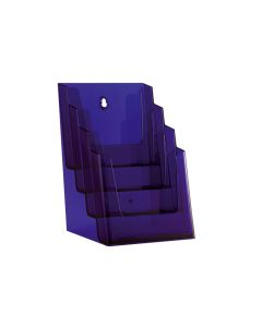 Folderhouder meervoudig 4 vaks A5 NedNeon Purple