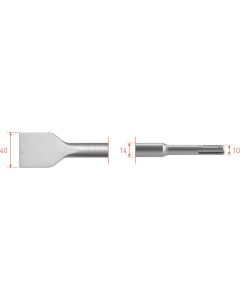 Rotec SDS+ Spadebeitel  40x250mm