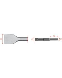 Rotec 6-kant Spadebeitel 50x280mm 6-kant ø17,0 / ø13x45