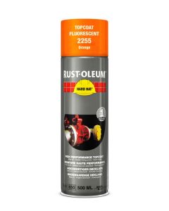 RUST-OLEUM® Deklaag fluorescerend Hard Hat Deklaag Inhoud 0.5l kleur oranje rendement 2.1