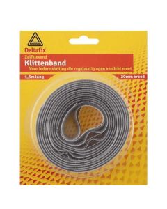 KLITTENBAND (ZELFKLEVEND) GRIJS 20MM
