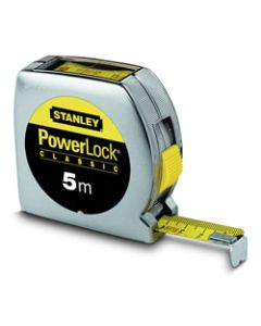 STANLEY Rolbandmaat powerlock 5m - 19mm boveninkijkvenster 0-33-932