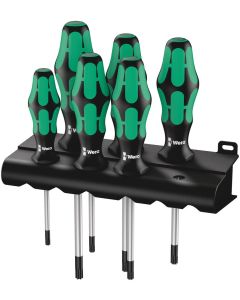 Wera 367/6 SCHROEVENDRAAIERSET KRAFTFORM PLUS TORX® + HOUDER, 6 -DELIG