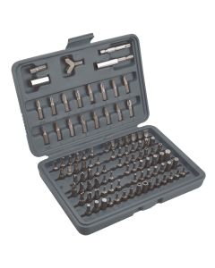 Top Tools 39D358 Schroevendraaierbits met houder, set van 100 stuks.