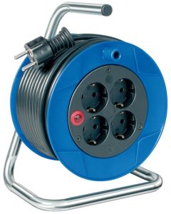 Brennenstuhl Compact kabelhaspel zwart 15m H05VV-F 3G1,5