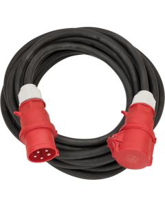 Brennenstuhl CEE verlengsnoer IP44 25m zwart H07RN-F 5G6,0 5-polig