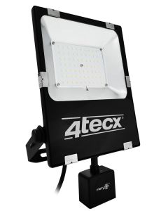 4tecx Bouwlamp LED klasse 1 accu 20W 2800 lumen bewegingsmelder
