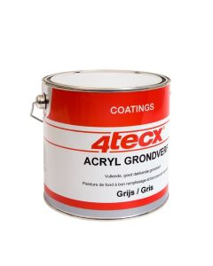 4tecx Acryl grondverf grijs 2,5ltr