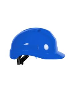 4tecx Helm polyetheen 6-punts plastic binnenwerk blauw