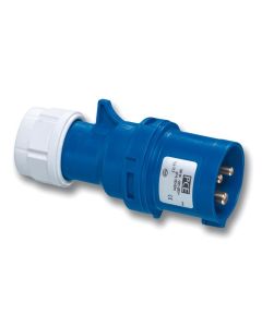 PCE Contactstop CEE 16A - 230V 3P - IP44 - 6h - blauw