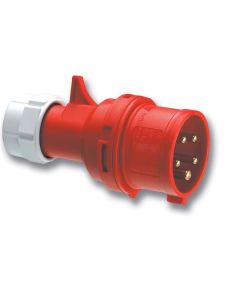 PCE Contactstop CEE 32A - 400V 4P - IP44 - 6h - rood
