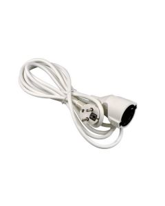 Verlengsnoer 3 meter, 3x1mm - RA Wit