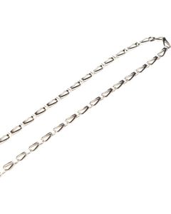 PATENTKETTING CHROOM 19.6X0.5MM per meter