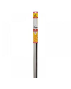 DORPELSTRIP MET RUBBER-FLAP ALUMINIUM 110CM.