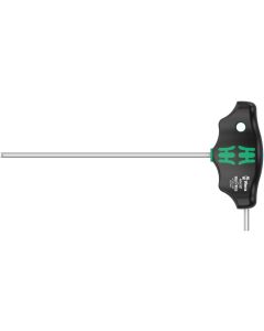 Wera 454 HF T-GREEP ZESKANT-SCHROEVENDRAAIER HEX-PLUS MET VASTHOUDFUNCTIE, DUIMS, 1/8" X 150 MM
