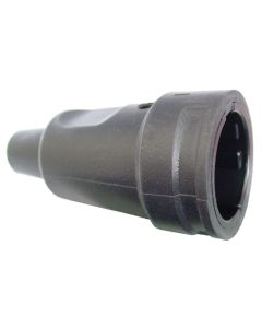 Kopp Koppelcontactstop rubber 10/16A - IP20 - RA - zwart Kema - VDE