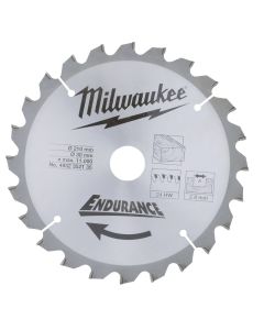 Milwaukee Cirkelzaagblad afkortzaagmachine 210 x 30 mm (24 tanden)
