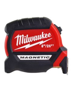 Milwaukee 4932464603 Magnetische rolmaat Gen III Magnetic Tape Measure 8 m - 26 ft / 27 - 1pc