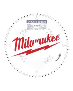 Milwaukee 4932471321 Cirkelzaagbladen voor afkortzagen CSB MS W 305 x 30 x 3,0 x 60ATB neg.
