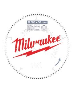 Milwaukee 4932471322 Cirkelzaagbladen voor afkortzagen CSB MS W 305 x 30 x 3,0 x 100ATB neg.