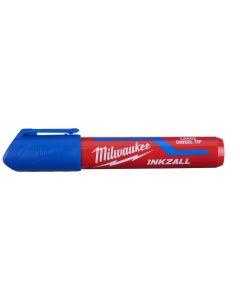 Milwaukee 4932471557 INKZALL™ markers met beitelpunt INKZALL Blue L Chisel Tip Marker