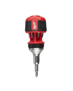 Milwaukee 4932471868 Schroevendraaier 8 in 1 ratelend 8 in 1 Compact Ratcheting Multi-bit Screwdriver - 1pc