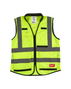 Milwaukee 4932471896 Premium hi-vis veiligheidshesje Premium High-Visibility Vest Yellow - L/XL