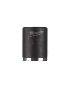 Milwaukee 4932478019 ⅜″ SHOCKWAVE™ IMPACT DUTY slagvaste doppen 21 mm 3/8" impact socket - short