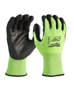 Milwaukee 4932478133 Hi-vis Cut C Handschoenen Hi-Vis Cut C Gloves - 10/XL - 1pc