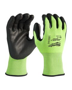 Milwaukee 4932479021 Hi-vis Cut C Handschoenen Bulk Hi-Vis Cut C Gloves - 9/L - 144pc