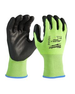 Milwaukee 4932479924 Hi-Vis Cut B Handschoenen Hi-Vis Cut B Gloves - 10/XL - 1pc