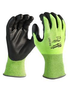 Milwaukee 4932479929 Hi-Vis Cut D Handschoenen Hi-Vis Cut D Gloves - 10/XL - 1pc