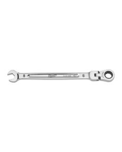 Milwaukee 4932480181 MAXBITE™ Ringratel-steeksleutel Flex Maxbite Flex Head Ratcheting Spanner - Metric - 8 mm