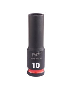 Milwaukee 4932480284 ⅜˝ SHOCKWAVE™ IMPACT DUTY impact doppen - diep 10 mm 3/8" impact socket deep - 1 pc