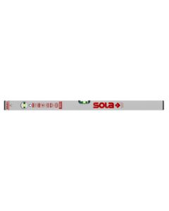 Sola Alu blokwaterpas AV120 120cm 2 libellen 0,50mm/m zilver