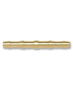 Messing verbinder / slangverbinder / koppelstuk 6 mm tule