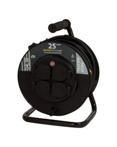 Kabelhaspel 25mtr. prof. RA (IP44) 3 x 1.5 mm² , 55.900.87