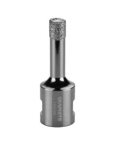 GRAPHITE 55H302 Diamantboor 10mm, M14 met Koeling Kern