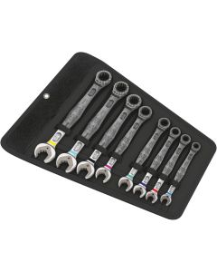Wera 6000 JOKER STEEK- EN RINGRATELSLEUTEL-SET, INCH, 8 -DELIG