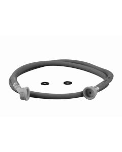 Nedco BV Aanvoerslang 20-60 bar. 3,5meter, kopp.recht 3/4"-kopp.haaks 3/4", PVC grijs