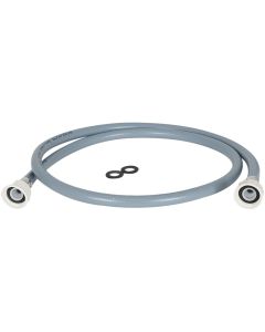 Nedco BV Verlengslang 20-60 bar. 1,5m, kopp.recht 3/4"-kopp.haaks 3/4", PVC grijs