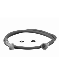Nedco BV Verlengslang 20-60 bar. 3,5m, kopp.recht 3/4"-kopp.haaks 3/4", PVC grijs