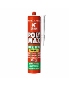 Griffon Poly Max® Fix & Seal Express Wit Koker 425 g NL/FR/DE