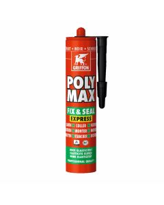 Griffon Poly Max® Fix & Seal Express Zwart Koker 425 g NL/FR/DE