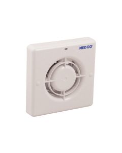 Nedco BV Badkamer/Toiletventilator CR 100 T ABS, kunststof wit